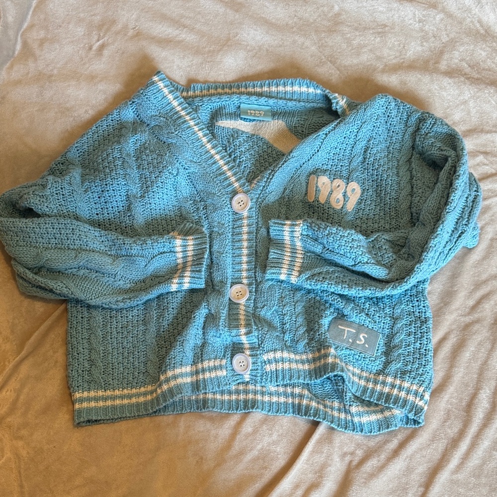 1989 Taylor Swift Blue Cardigan Official Merch